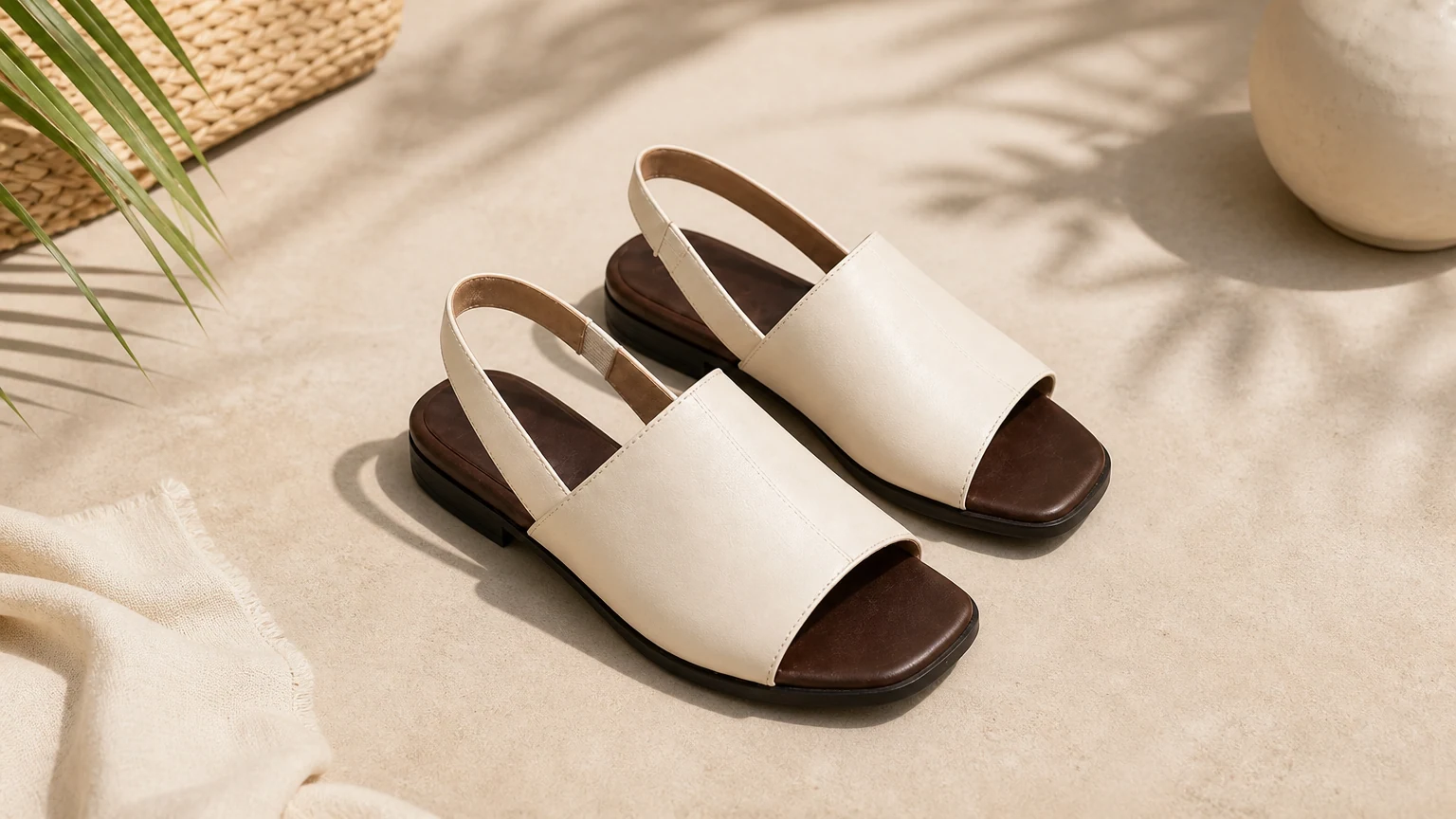 Sandali flat open toe in stile romano pensati per la stagione calda
